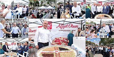 AK Parti İstanbul Milletvekili Süleyman Soylu ve Başkan Dursun’dan Sultangazililere Aşure İkramı 