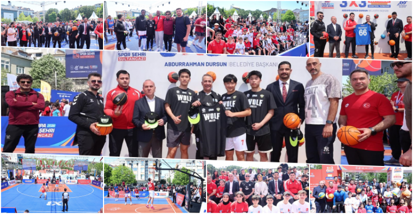 “3x3 Uluslararası Basketbol Turnuvası Nefes Kesti