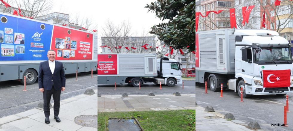 Afet Destek ve Lojistik Dağıtım Tırı’nın..