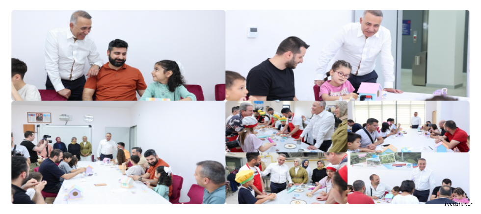 Çocuklar Bu Kez Babalarıyla Mutfağa Gird..