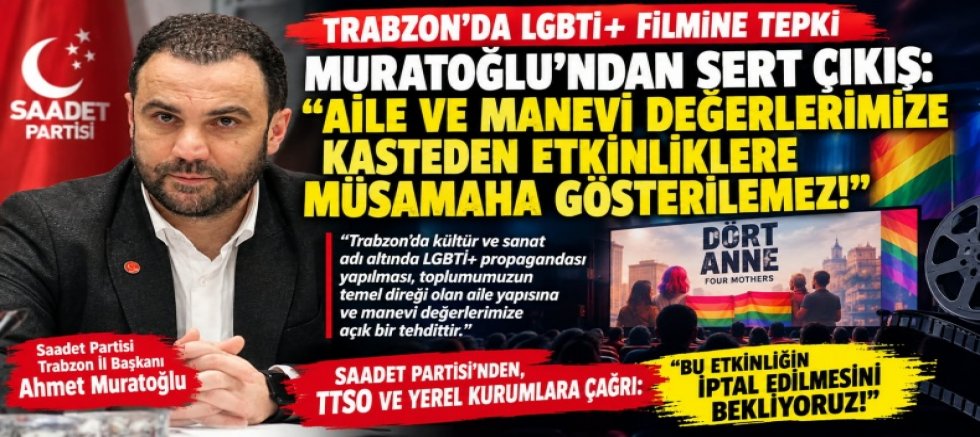 Muratoğlu: “Kültür ve Sanat Adı Altında ..