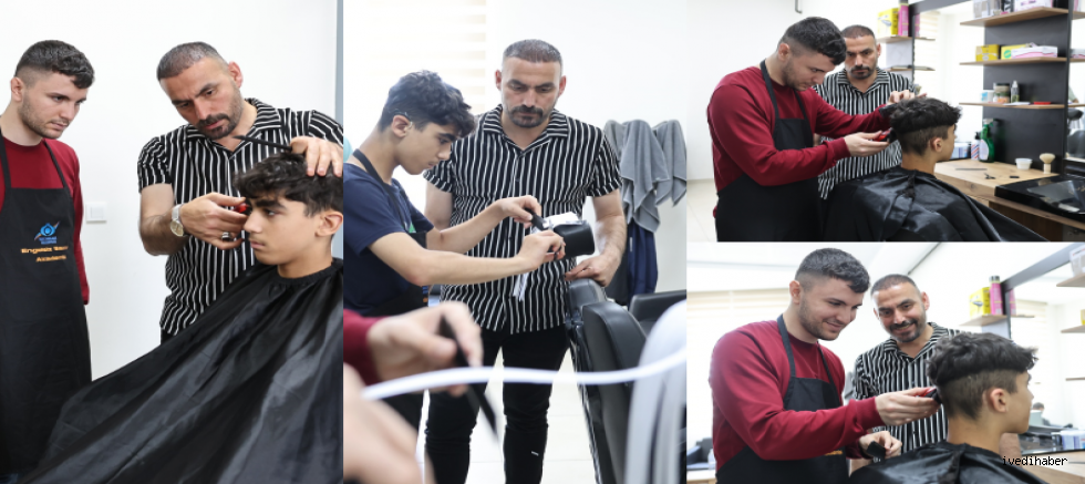 Özel Bireylere Ücretsiz Berberlik Hizmet..