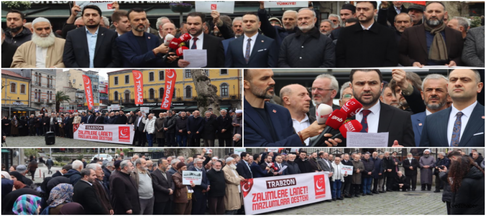 Saadet Partisi Trabzon İl Başkanlığı'nda..