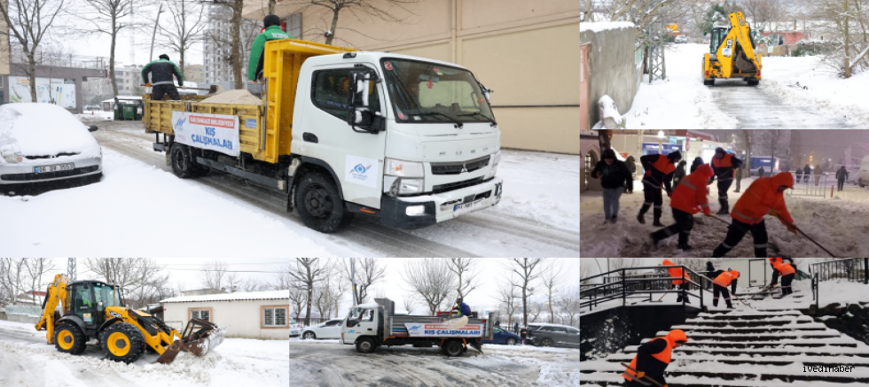 Sultangazi Belediyesi’nin Kar Mesaisi