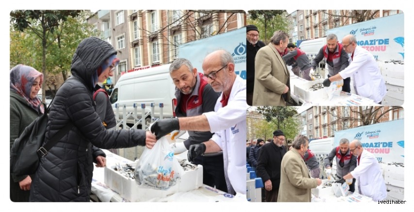 Sultangazi Belediyesi’nden Ücretsiz Balık Dağıtımı!