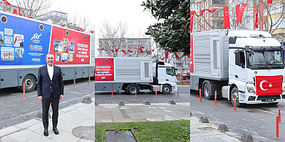 Afet Destek ve Lojistik Dağıtım Tırı’nın Rotası Balkanlar