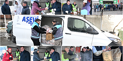Başkan Bahçetepe'den Vatandaşlara Sıcak Çorba İkramı