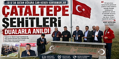 Çataltepe Şehitleri Dualarla ve Minnetle Anıldı