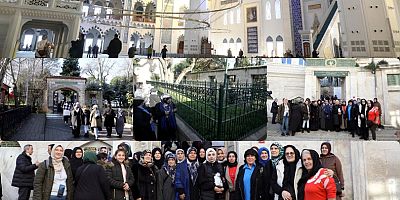 Eyüpsultan'da cami ve türbe gezileri başladı