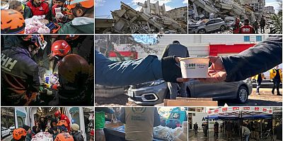 İHH 3 bin 83 kişilik ekibiyle deprem bölgesinde
