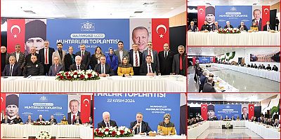 İstanbul Valisi Davut Gül Sultangazili Muhtarlarla Bir Arada