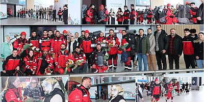 SAK-E Havalimanında Çiçeklerle Karşılandı 