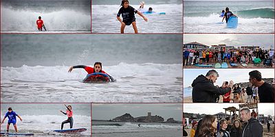 Şile Ayazma Plajında Sörf Tahtaları 2.Sörf Festivalinde Denizle Buluştu