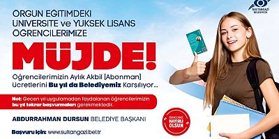 Sultangazi Belediyesi’den Gençlere Tam Destek! Üniversitelilerin Ulaşım Masraflarını Belediyemiz Karşılıyor 