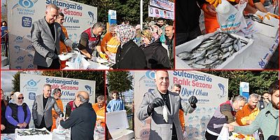 Sultangazi Belediyesi’nden Ücretsiz Balık Dağıtımı! Lüferler Başkan Dursun’dan