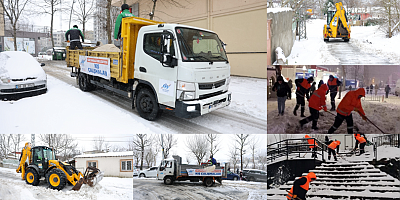 Sultangazi Belediyesi’nin Kar Mesaisi