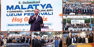 Sultangazi’de Anadolu Kültür Festivali 5. Geleneksel Malatya Yöresel Ürün Günleri Üzüm Festivali ile Başladı