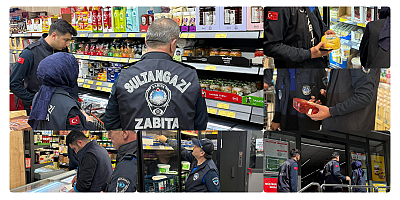Sultangazi’de Marketlerde Sıkı Denetim