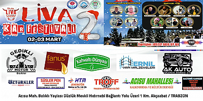 Trabzon'da Liva 2. Kar Festivali 