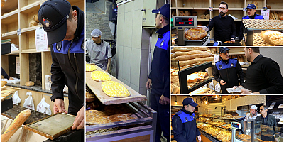 Zabıta ekiplerinden fırınlara Ramazan pidesi denetimi