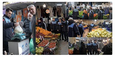 Zabıta Ekiplerinden Pazarlara Denetim