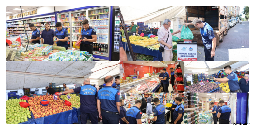 Zabıtalardan Pazarlarda Sıkı Denetim